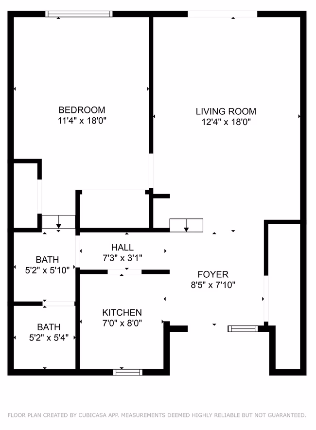 A10 - 1 Bedroom 1 Bathroom 323 floor plan